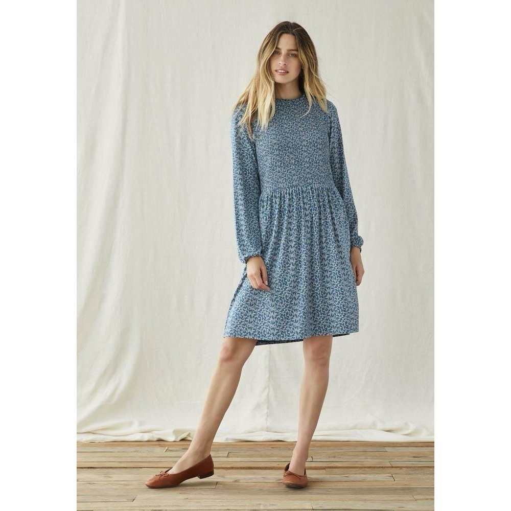 Matildaโ Jane Just Imagine Audra Smocked Dress Womens Medium Cottage Rustic Boho